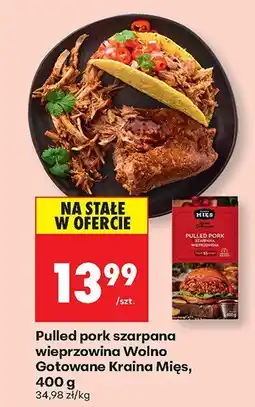 Biedronka Pulled pork szarpana wieprzowina Wolno Gotowane Kraina Mięs oferta