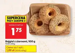 Biedronka Bajgiel z ziarnami Biedronka oferta