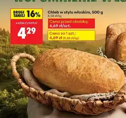 Biedronka Chleb w stylu włoskim Biedronka oferta