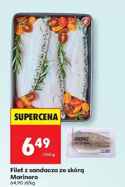 Biedronka Filet z sandacza ze skórą Marinero oferta
