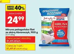Biedronka Miruna patagońska filet ze skórą Abramczyk oferta