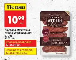 Biedronka Kiełbasa Myśliwska Kraina Wędlin Select oferta