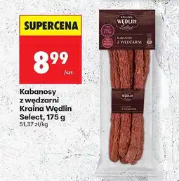 Biedronka Kabanos Kraina Wędlin Select z wędzarni oferta