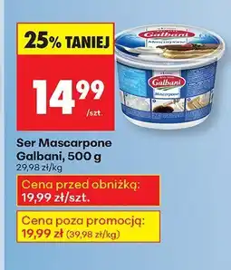 Biedronka Ser Mascarpone Galbani oferta