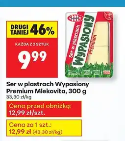 Biedronka Ser w plastrach Wypasiony Premium Mlekovita oferta