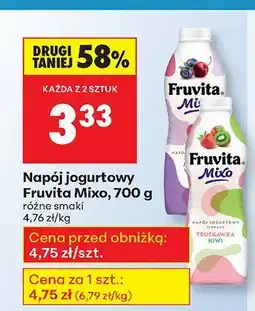 Biedronka Napój jogurtowy Fruvita Mixo oferta