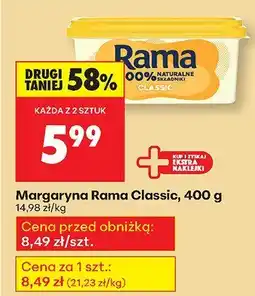Biedronka Margaryna Rama Classic oferta