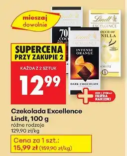 Biedronka Czekolada Excellence Lindt oferta