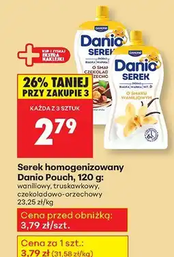 Biedronka Serek homogenizowany Danio Danone oferta