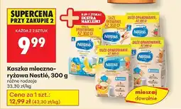 Biedronka Kaszka mleczno-ryżowa Nestlé oferta