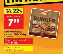 Biedronka Burger wołowy z sosem BBQ Selected oferta