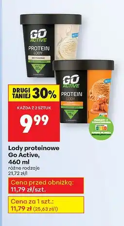 Biedronka Lody proteinowe Go Active oferta