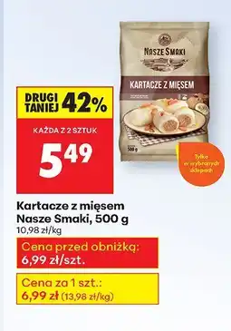 Biedronka Kartacze z mięsem Nasze Smaki oferta