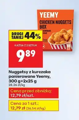 Biedronka Nuggetsy z kurczaka panierowane Yeemy oferta