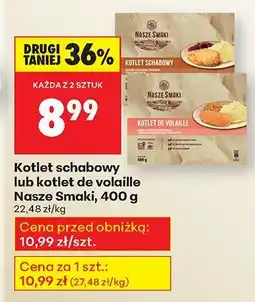 Biedronka Kotlet schabowy/kotlet de volaille Nasze Smaki oferta