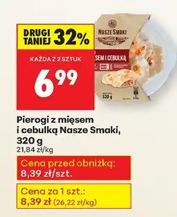 Biedronka Pierogi z mięsem i cebulką Nasze Smaki oferta
