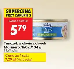 Biedronka Tuńczyk w oliwie z oliwek Marinero oferta