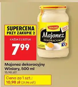 Biedronka Majonez dekoracyjny Winiary 500ml oferta
