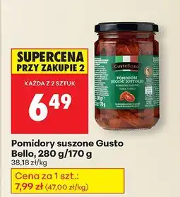 Biedronka Pomidory suszone Gusto Bello 280g/170g oferta
