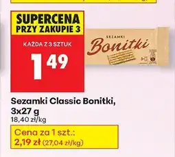 Biedronka Sezamki Classic Bonitki oferta
