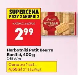 Biedronka Herbatniki Petit Beurre Bonitki oferta