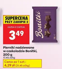 Biedronka Pierniki nadziewane w czekoladzie Bonitki oferta