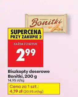 Biedronka Biszkopty deserowe Bonitki oferta