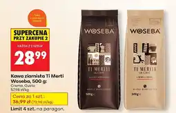 Biedronka Kawa ziarnista Ti Merti Woseba Crema/Gusto oferta