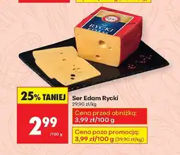 Biedronka Ser Edam Rycki oferta