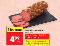 Biedronka Salami Szlachetne Biedronka oferta
