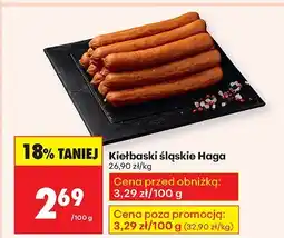 Biedronka Kiełbaski śląskie Haga oferta