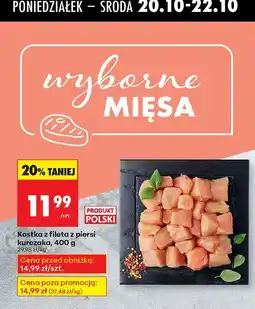Biedronka Kostka z fileta z piersi kurczaka Kraina Mięs oferta