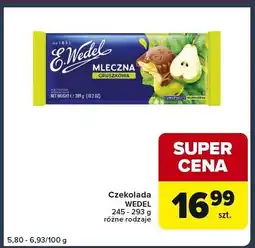 Globi Czekolada Wedel mleczna gruszka oferta