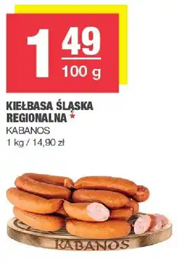 Spar Kiełbasa śląska regionalna Kabanos oferta