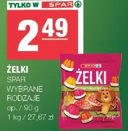 Spar Żelki Spar oferta
