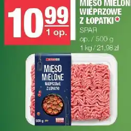Spar Mięso mielone wieprzowe z łopatki Spar oferta