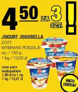 Spar Jogurt Jogobella wybrane rodzaje oferta