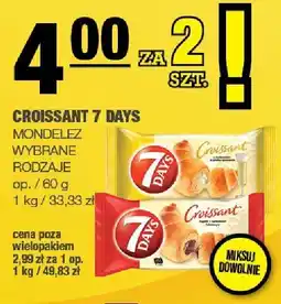 Spar Croissant 7 Days wybrane rodzaje oferta