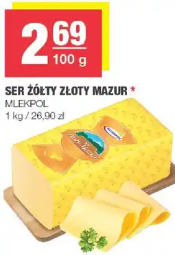 Spar Ser żółty Złoty Mazur Mlekpol oferta