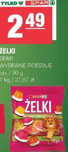 Spar Żelki Spar oferta