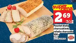 Topaz Pasztet biały z kurczakiem/rolada z kurczaka Pekpol oferta
