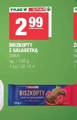 Spar Biszkopty z galaretką Spar oferta