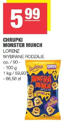 Spar Chrupki Monster Munch Lorenz oferta