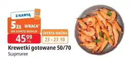 E.Leclerc Krewetki gotowane 50/70 Scapmaree oferta