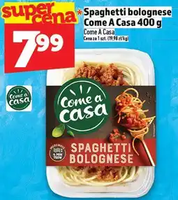 Topaz Danie gotowe Spaghetti bolognese Come A Casa 400g oferta