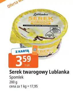 E.Leclerc Serek twarogowy waniliowy Lublanka Spomlek oferta