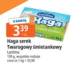 E.Leclerc Serek twarogowy Haga Lactima oferta