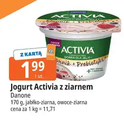 E.Leclerc Jogurt Activia z ziarnem jabłko-ziarna, owoce-ziarna Danone oferta