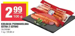 Spar Kiełbasa podwawelska extra z szynki Olewnik oferta