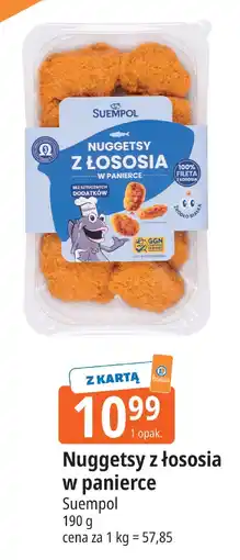 E.Leclerc Nuggetsy z łososia w panierce Suempol oferta